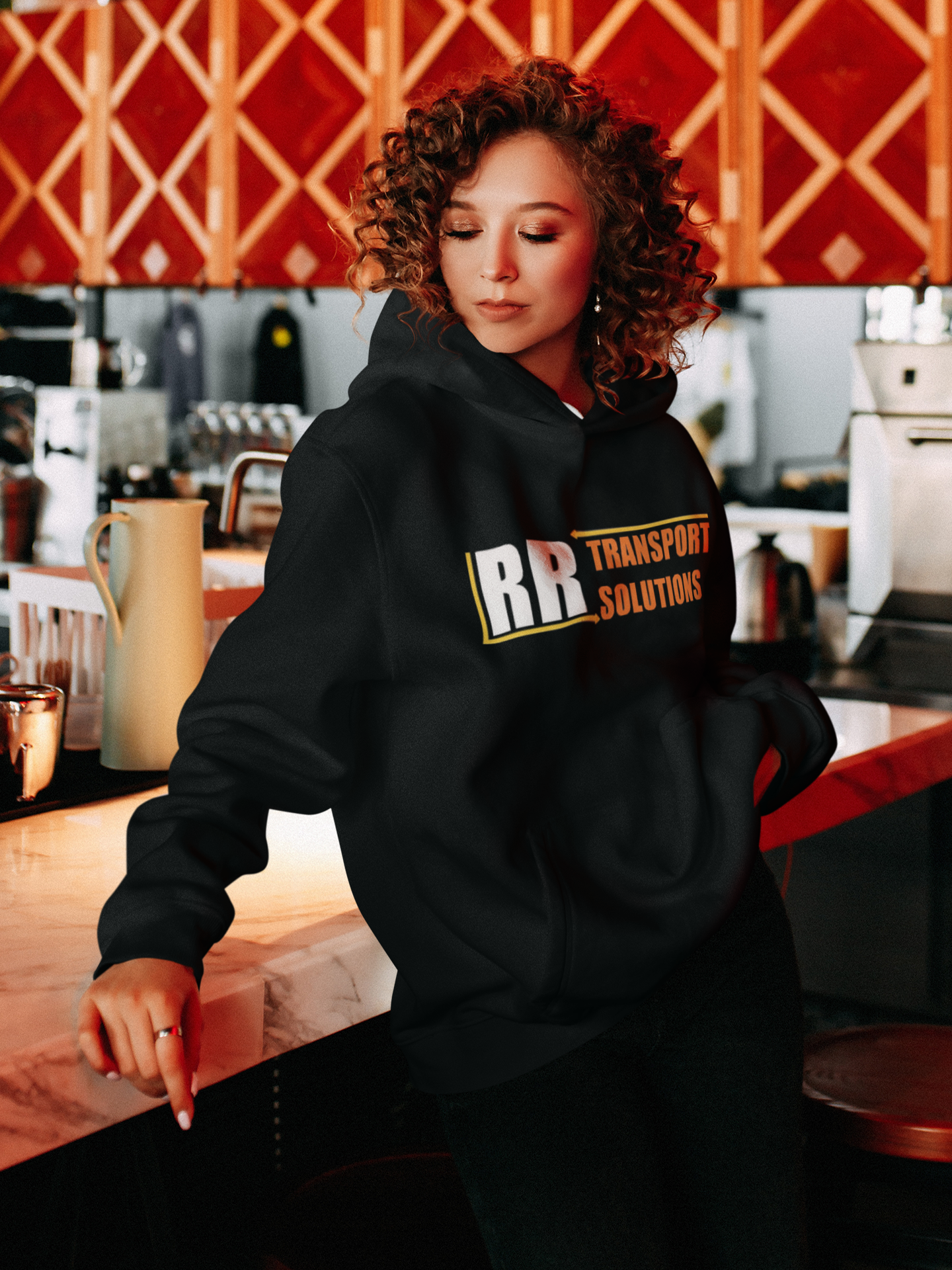 RR Transport Black Hoodie
